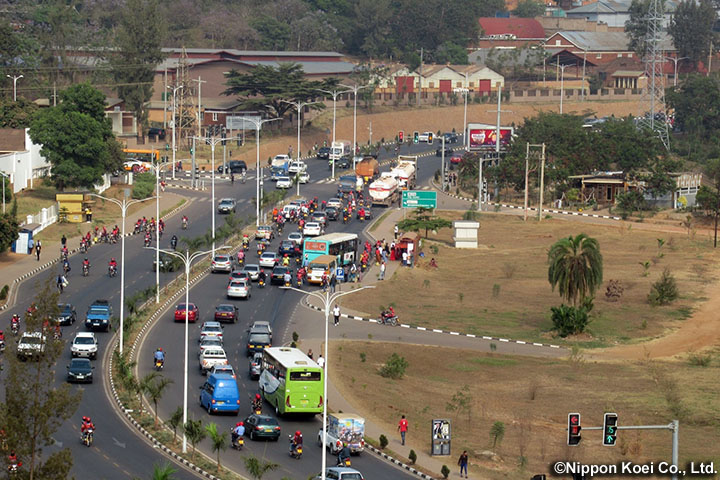「ルワンダ国キガリ市都市交通改善プロジェクト」へ弊社専門家を派遣します